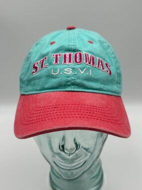 Paradise Mix St Thomas US Virgin Islands Hat Sunshine Beaches Strapback Cap OS